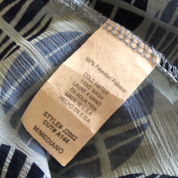 Susie Collection sheer tunic top dress M - Picture 10 of 10